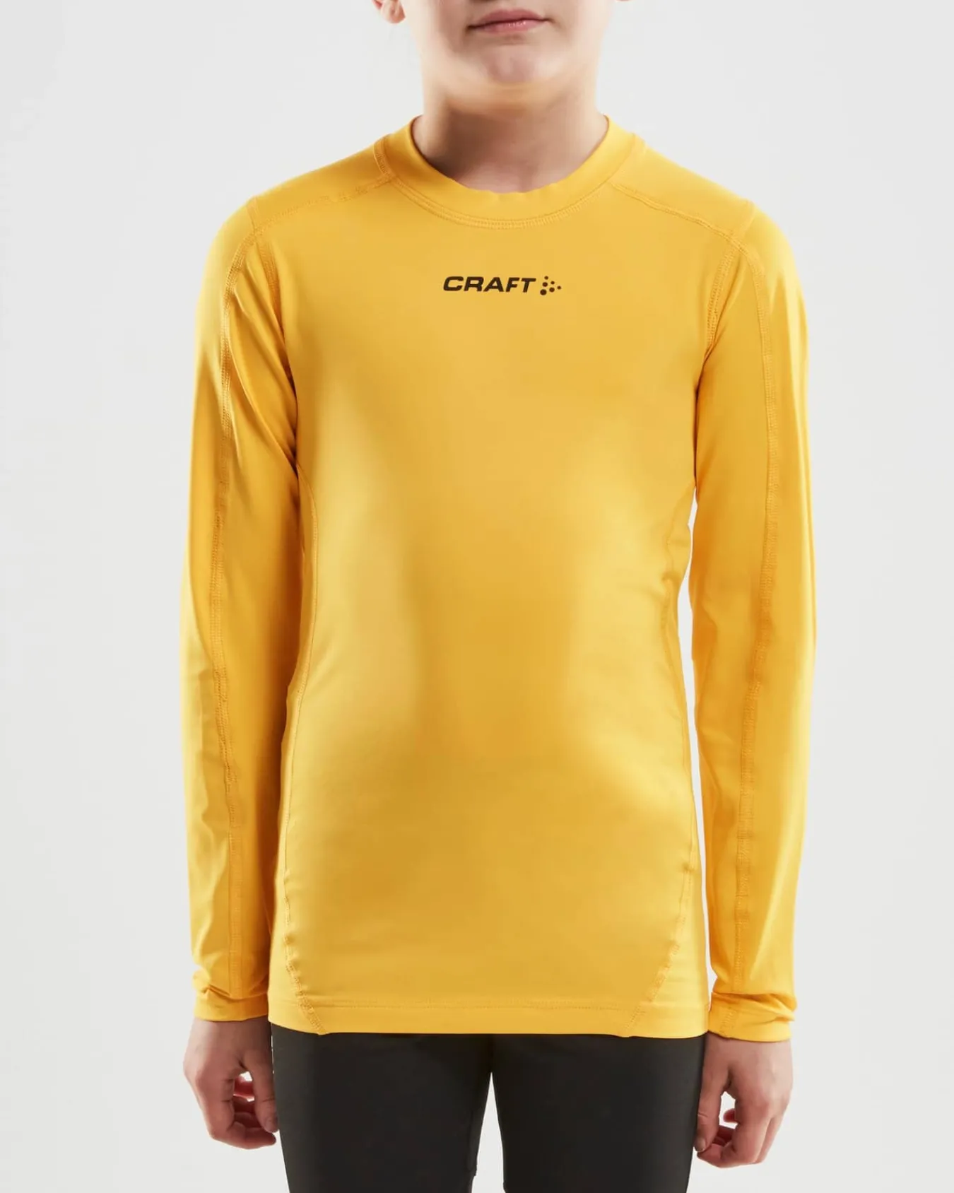 Craft Sportswear T-Shirt^Ability Compression Long Sleeve Jr Sweden Yellow