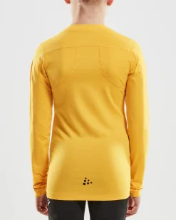Craft Sportswear T-Shirt^Ability Compression Long Sleeve Jr Sweden Yellow