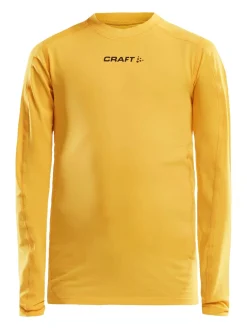 Craft Sportswear T-Shirt^Ability Compression Long Sleeve Jr Sweden Yellow