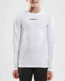 Craft Sportswear T-Shirt^Ability Compression Long Sleeve Jr White