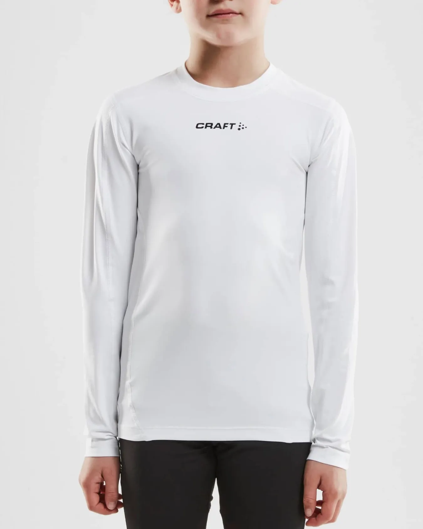 Craft Sportswear T-Shirt^Ability Compression Long Sleeve Jr White