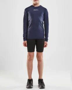 Craft Sportswear T-Shirt^Ability Compression Long Sleeve Jr Navy