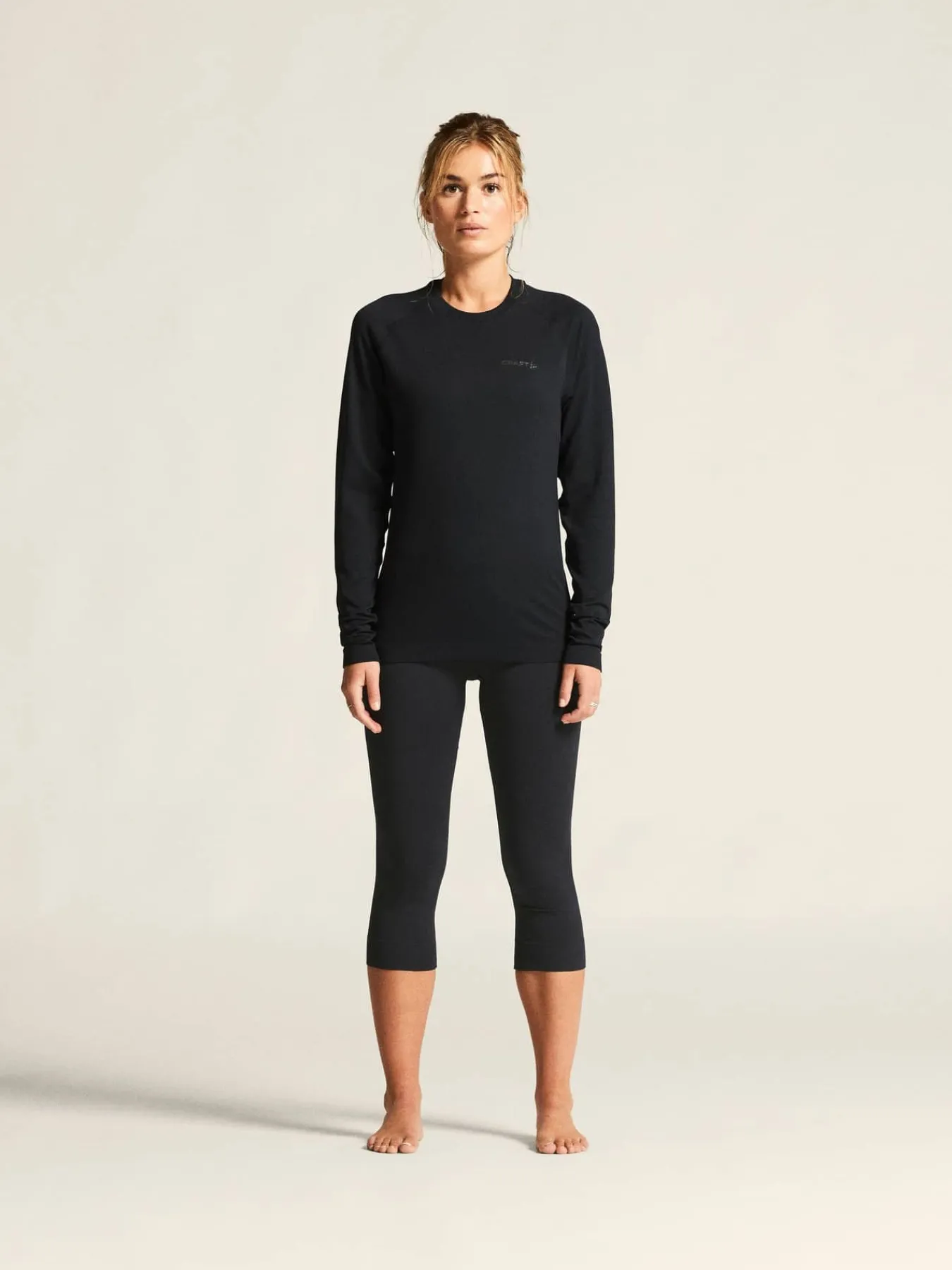 Craft Sportswear Underställ|Aktiva Underställ^Active Comfort LS 2 W Black