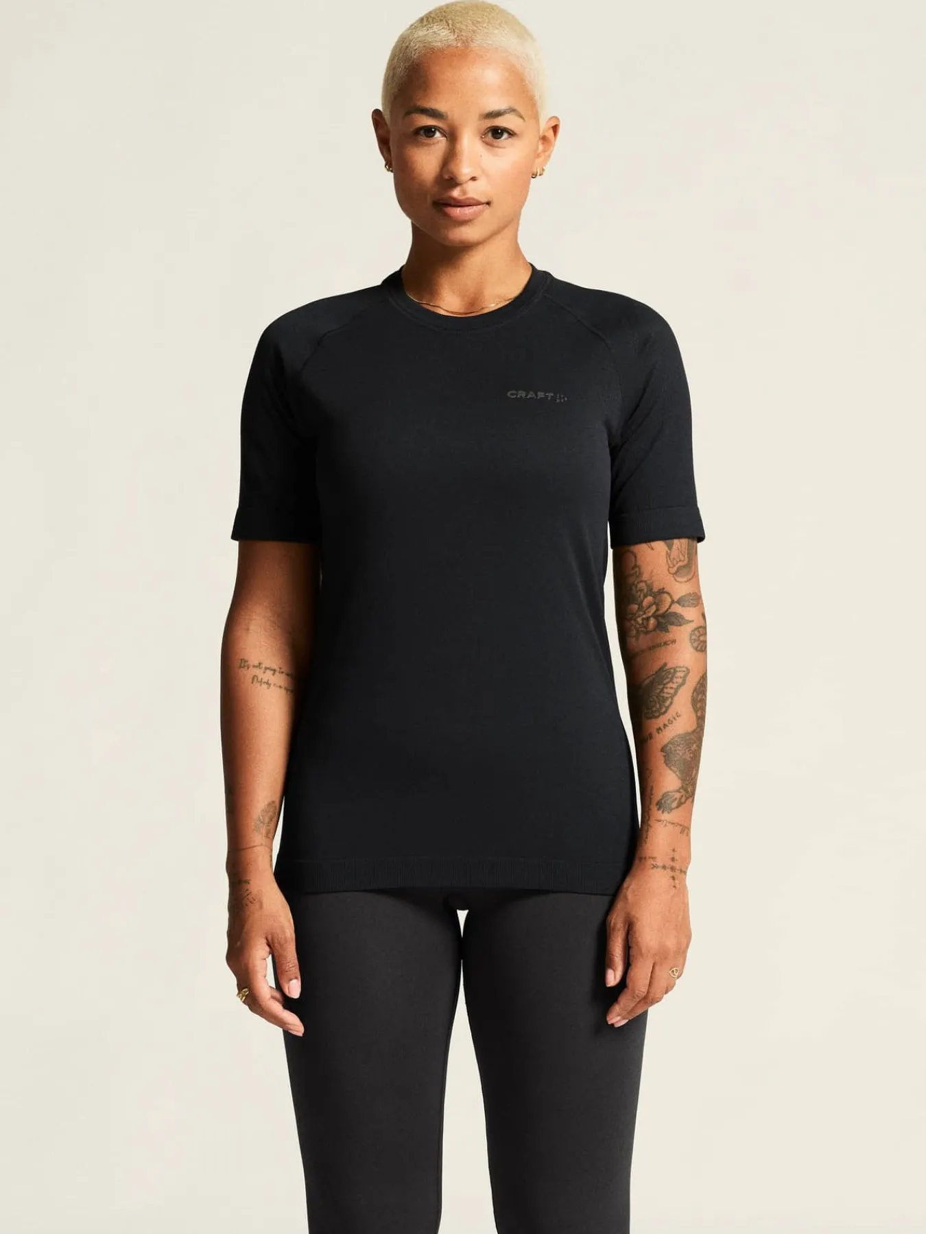 Craft Sportswear T-Shirts & Tröjor|Underställ^Active Comfort SS 2 W Black