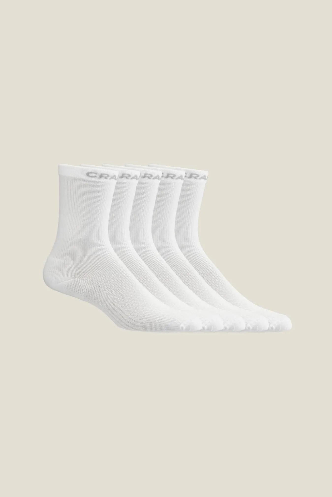 Craft Sportswear Strumpor|Träning^Active High Sock 5-Pack White