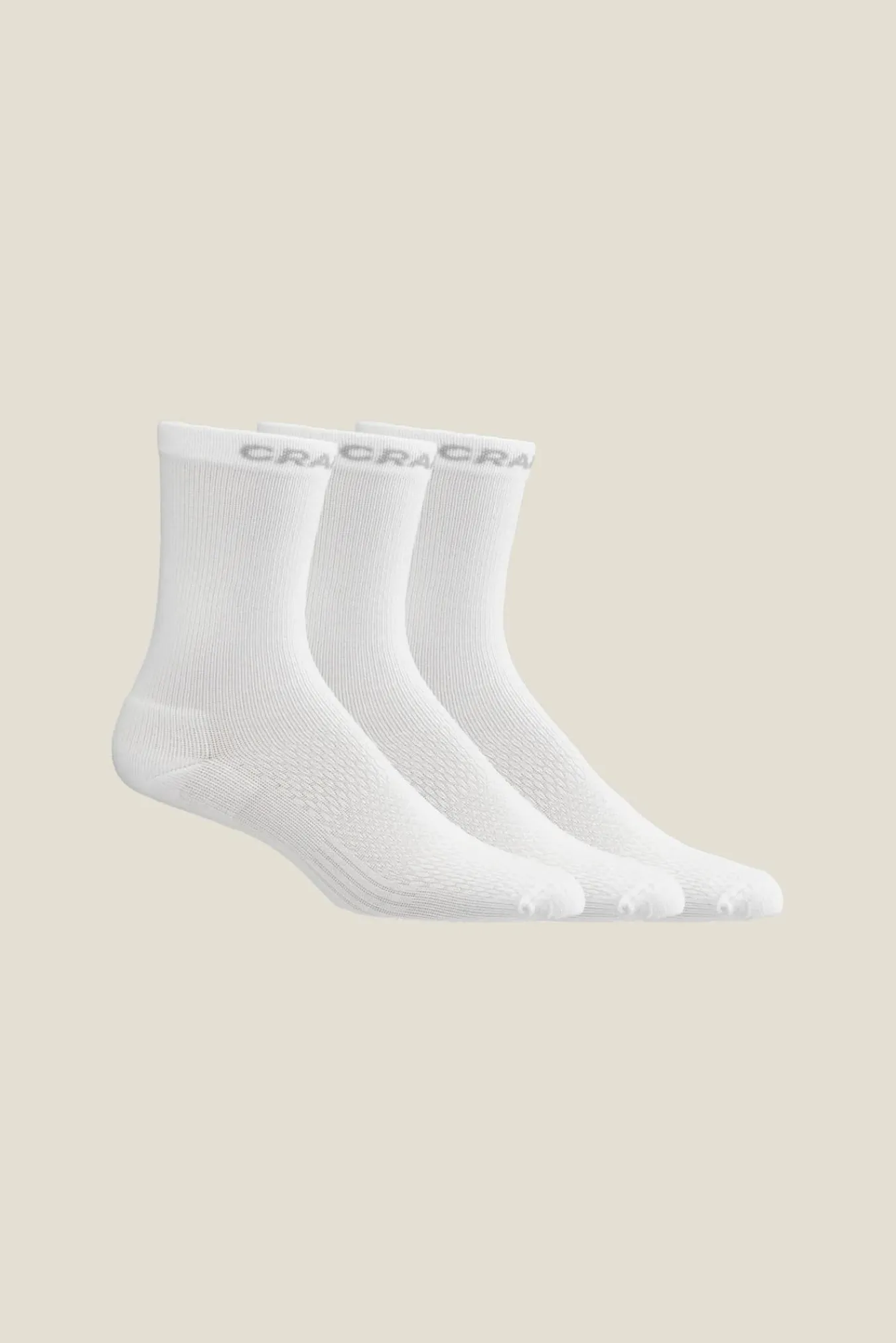 Craft Sportswear Strumpor|Träning^Active High Sock 3-Pack White