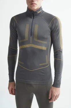 Craft Sportswear T-Shirts & Tröjor|Aktiva Underställ^Active Intensity Zip M Granite-Amber