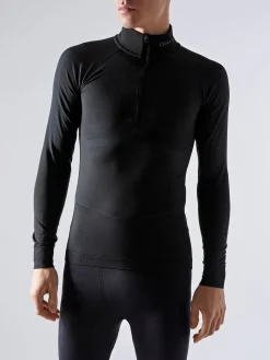 Craft Sportswear T-Shirts & Tröjor|Aktiva Underställ^Active Intensity Zip M Black-Asphalt