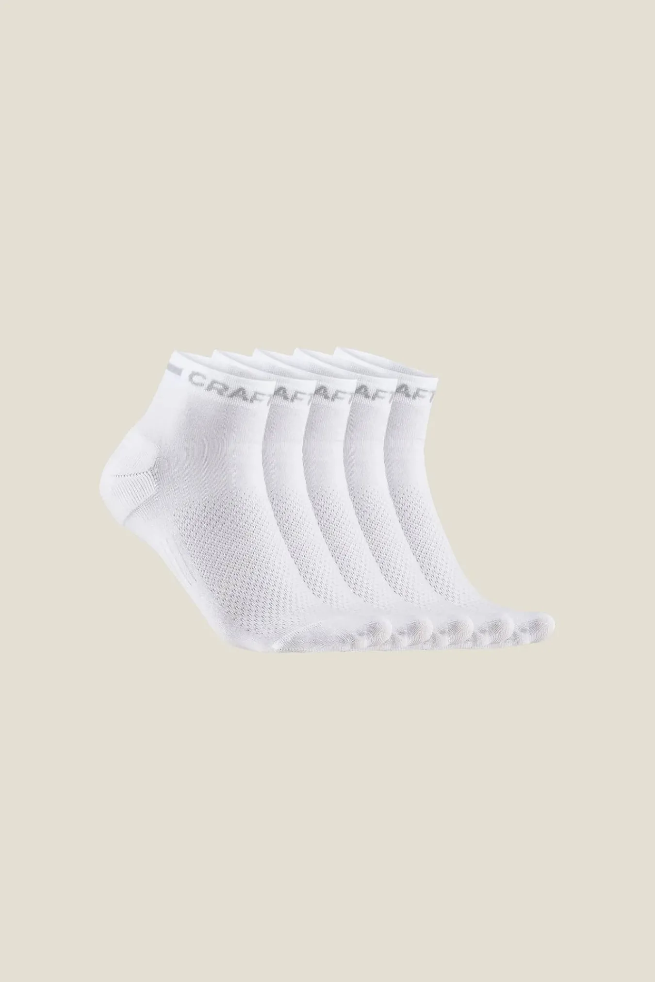 Craft Sportswear Strumpor|Träning^Active Mid Sock 5-Pack White