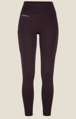 Craft Sportswear Tights|Träning^ADV Essence High Waist Warm Tights W Dk Plum
