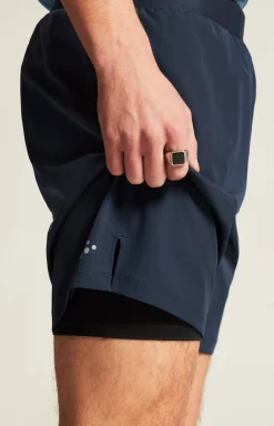 Craft Sportswear Shorts|Träning^ADV Essence 2-In-1 Shorts 2 M Blaze/Black