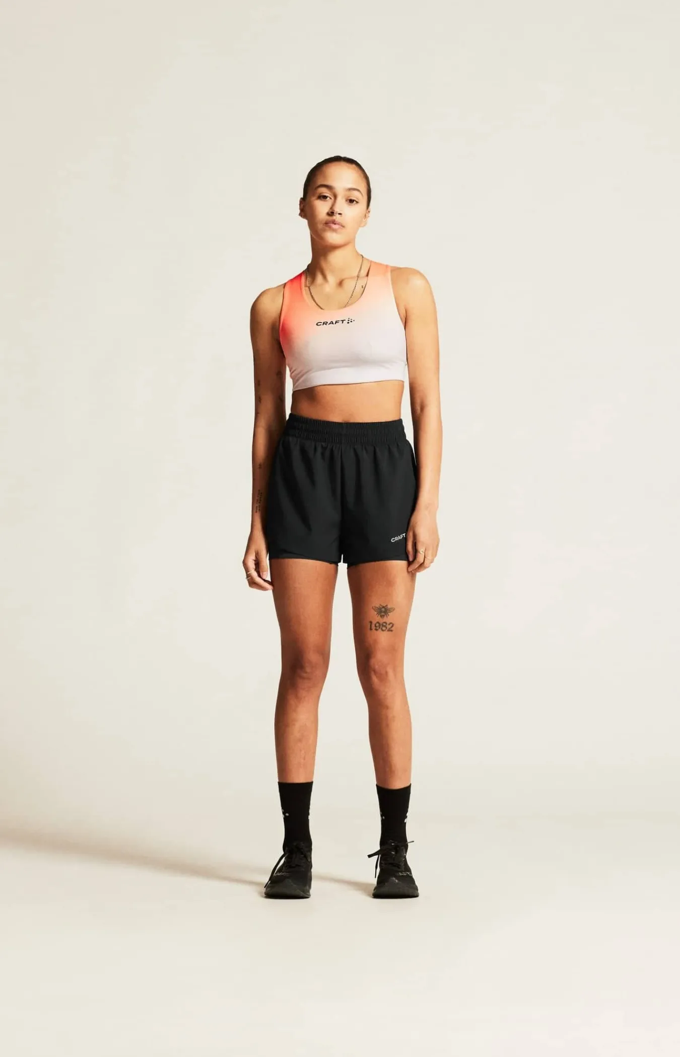 Craft Sportswear Shorts|Träning^ADV Essence 2-In-1 Shorts 2 W Black