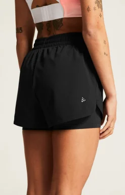 Craft Sportswear Shorts|Träning^ADV Essence 2-In-1 Shorts 2 W Black