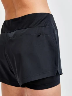 Craft Sportswear Shorts|Träning^ADV Essence 2-in-1 Shorts W Black