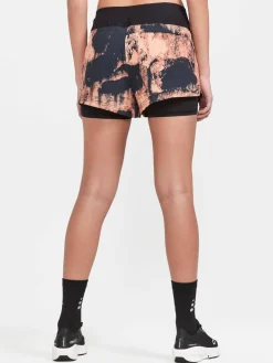 Craft Sportswear Shorts|Träning^ADV Essence 2-in-1 Shorts W Glow-Multi