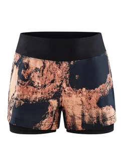 Craft Sportswear Shorts|Träning^ADV Essence 2-in-1 Shorts W Glow-Multi