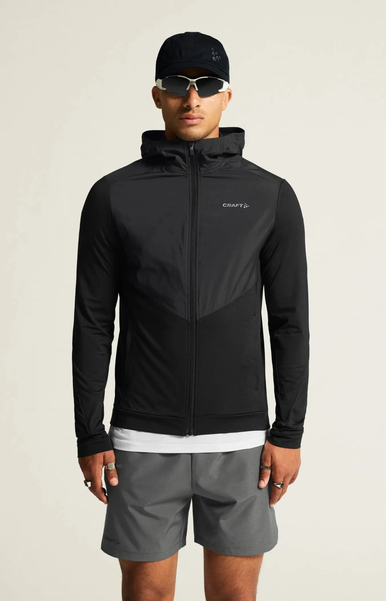 Craft Sportswear Hoodies & Sweatshirts|T-Shirts & Tröjor^ADV Essence Jersey Hood Jkt 2 M Black