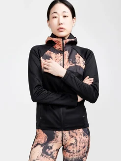 Craft Sportswear Hoodies & Sweatshirts|Träning^ADV Essence Jersey Hood Jacket W Black-Multi
