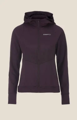 Craft Sportswear Hoodies & Sweatshirts|Träning^ADV Essence Jersey Hood Jacket 2 W Dk Plum