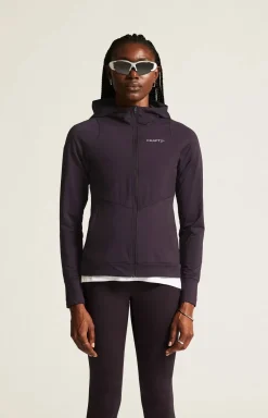 Craft Sportswear Hoodies & Sweatshirts|Träning^ADV Essence Jersey Hood Jacket 2 W Dk Plum