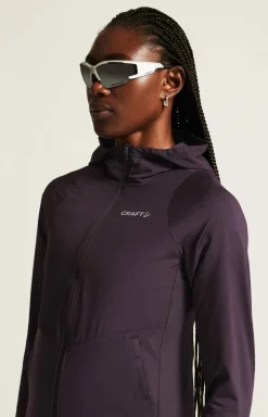 Craft Sportswear Hoodies & Sweatshirts|Träning^ADV Essence Jersey Hood Jacket 2 W Dk Plum