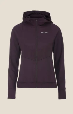Craft Sportswear Hoodies & Sweatshirts|Träning^ADV Essence Jersey Hood Jacket 2 W Dk Plum