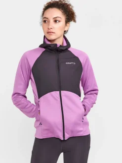 Craft Sportswear Hoodies & Sweatshirts|Träning^ADV Essence Jersey Hood Jacket W Lupine-Slate