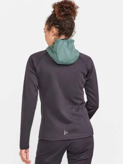 Craft Sportswear Hoodies & Sweatshirts|Träning^ADV Essence Jersey Hood Jacket W Slate-Thyme
