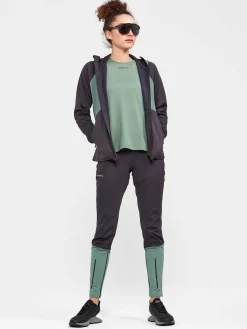 Craft Sportswear Hoodies & Sweatshirts|Träning^ADV Essence Jersey Hood Jacket W Slate-Thyme