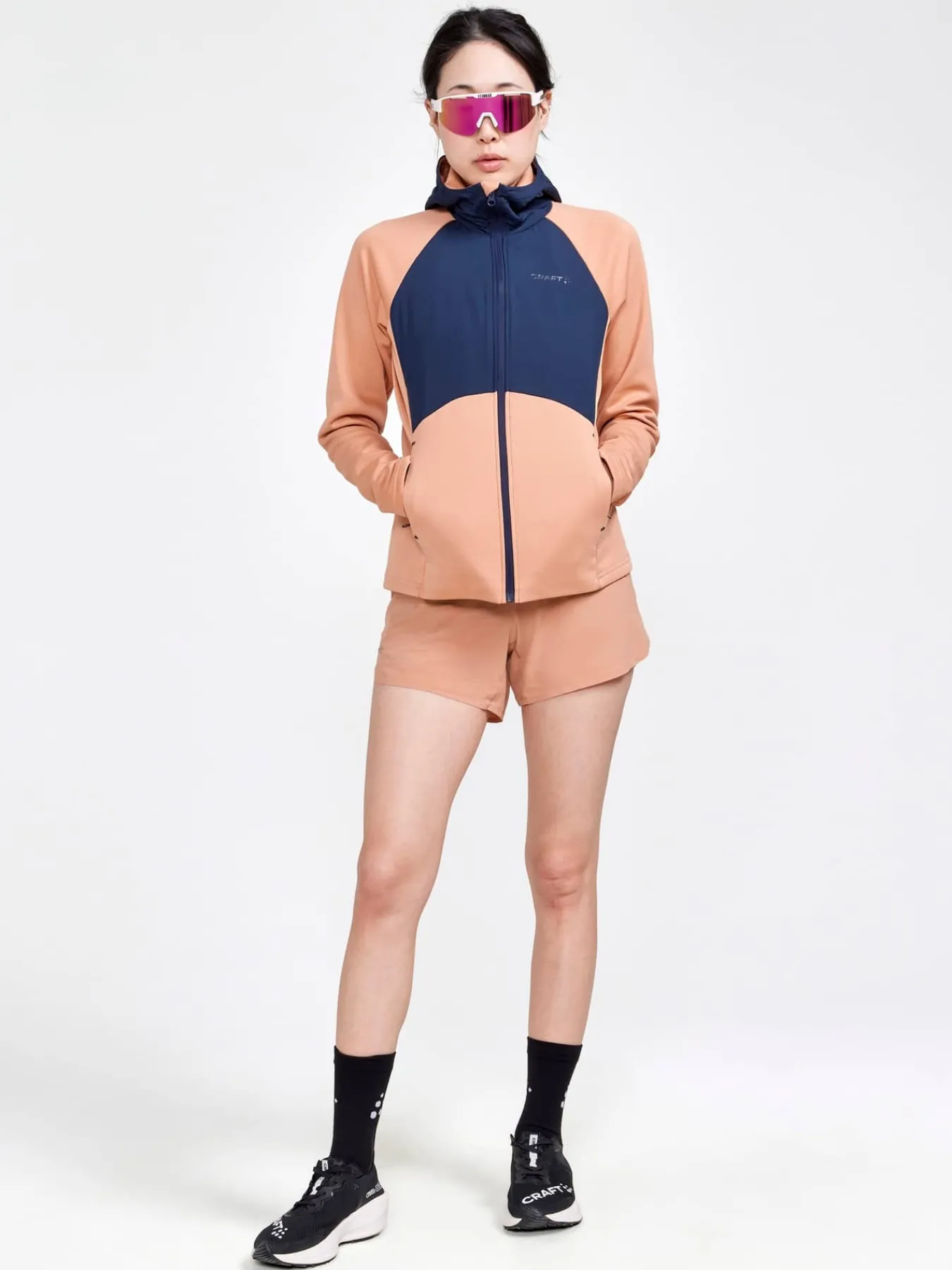 Craft Sportswear Hoodies & Sweatshirts|Träning^ADV Essence Jersey Hood Jacket W Cliff-Blaze