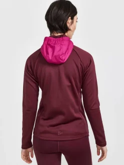 Craft Sportswear Hoodies & Sweatshirts|Träning^ADV Essence Jersey Hood Jacket W Punch-Roxo