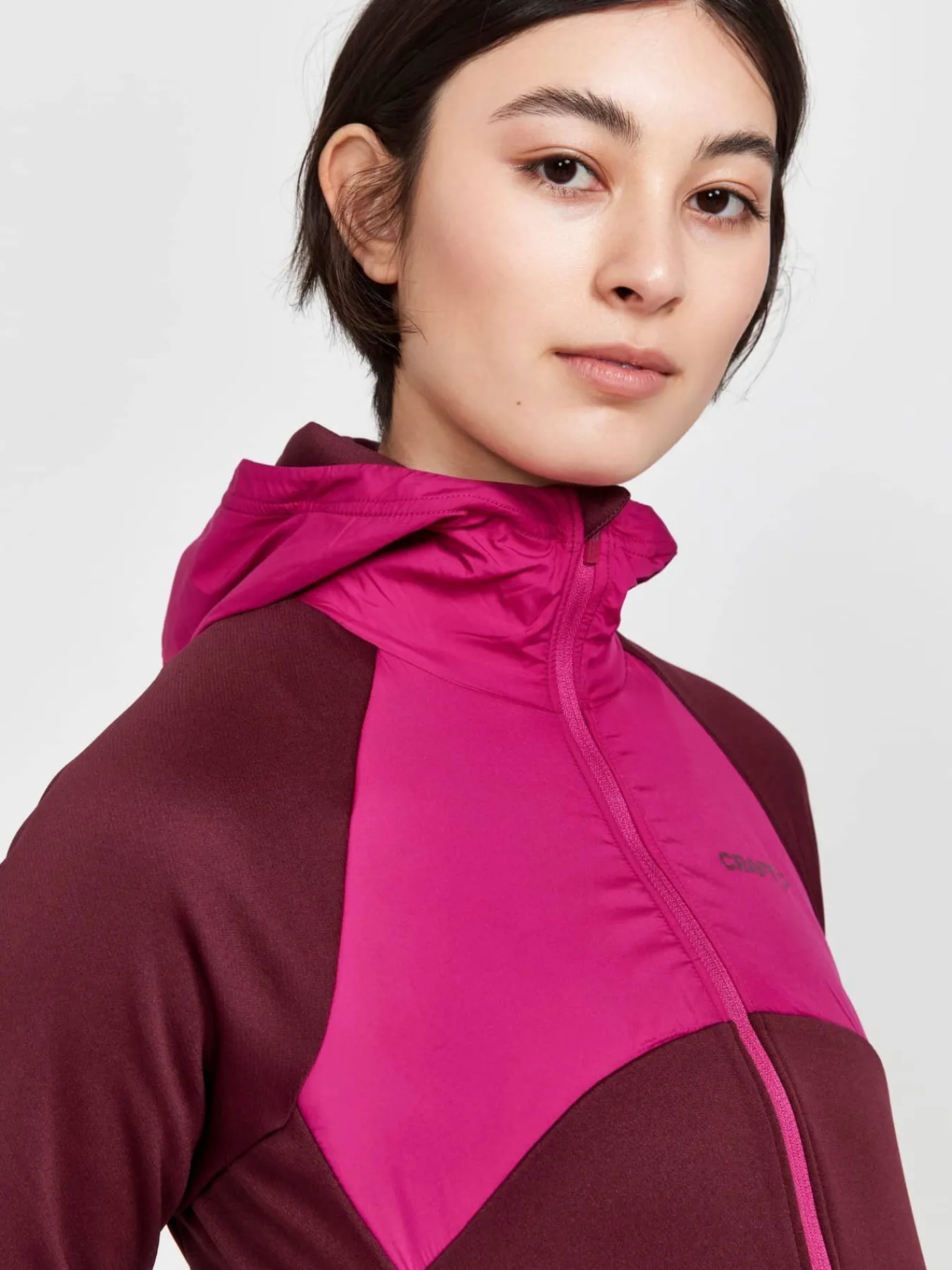 Craft Sportswear Hoodies & Sweatshirts|Träning^ADV Essence Jersey Hood Jacket W Punch-Roxo