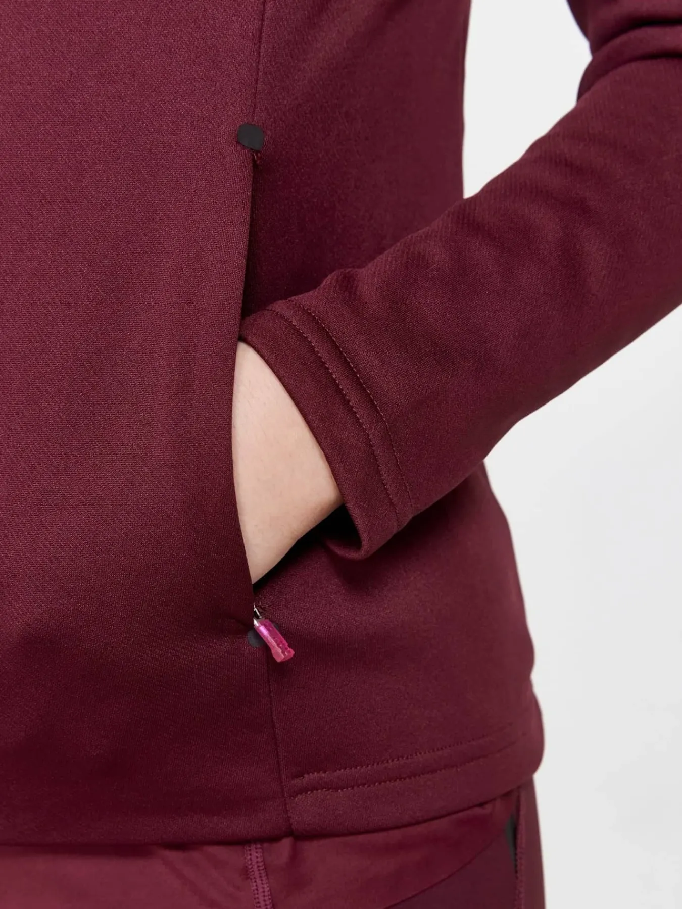 Craft Sportswear Hoodies & Sweatshirts|Träning^ADV Essence Jersey Hood Jacket W Punch-Roxo