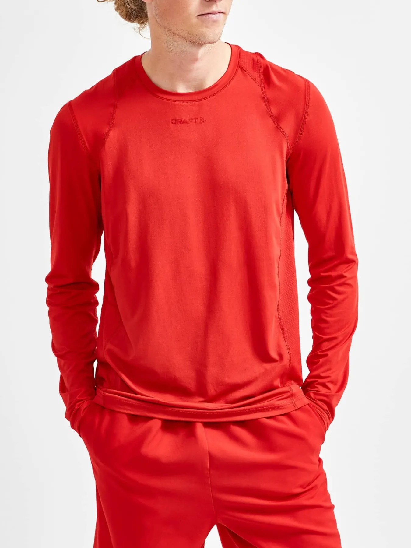 Craft Sportswear T-Shirts & Tröjor|Träning^ADV Essence LS Tee M Bright Red