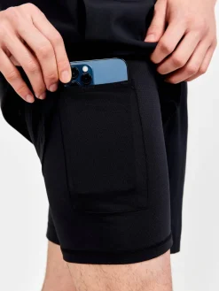 Craft Sportswear Shorts|Träning^ADV Essence Perforated 2-in-1 Stretch Shorts M Black