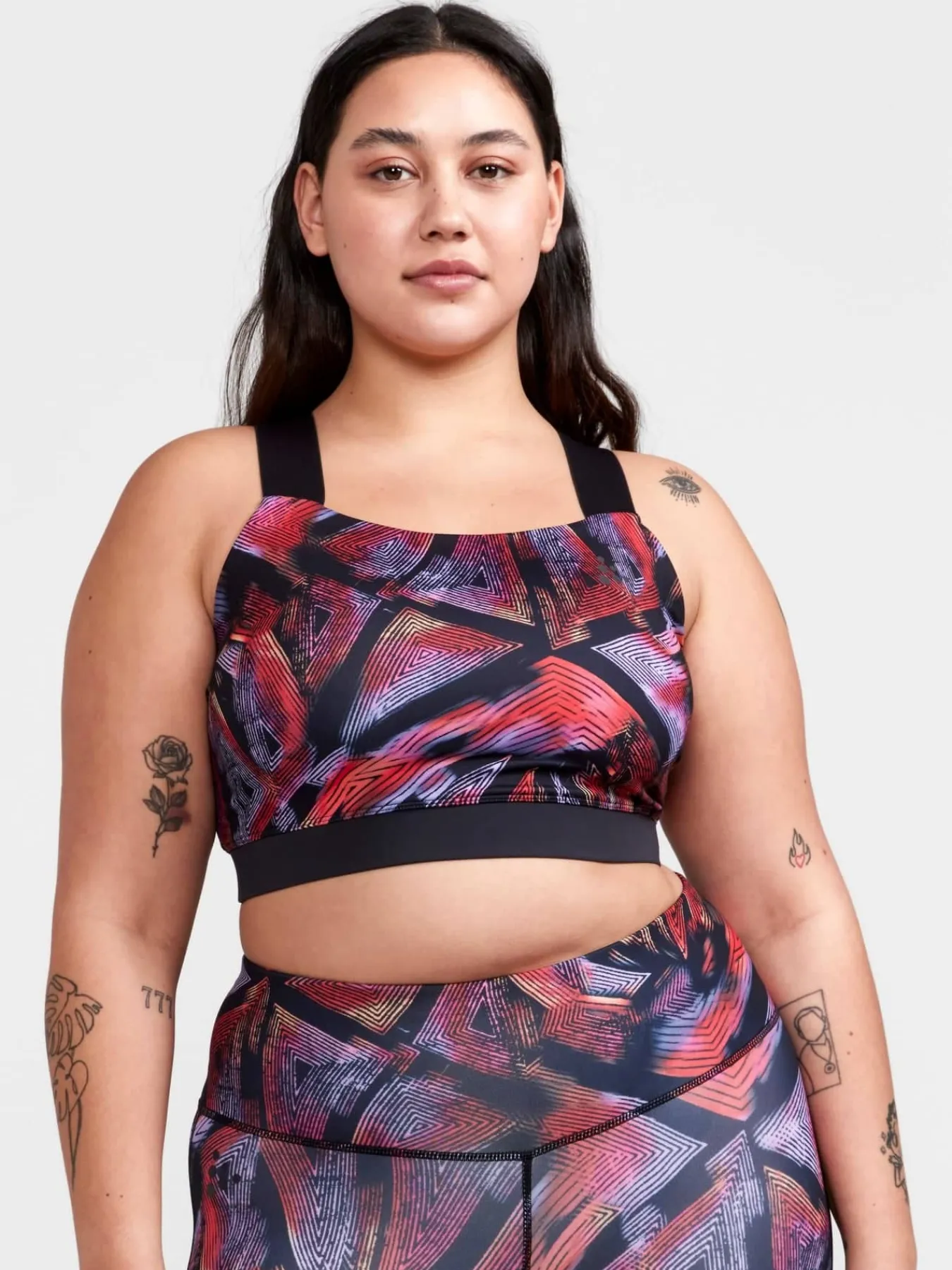 Craft Sportswear Linnen|Träning^ADV Essence Plus Sport Top W Black-Lavender