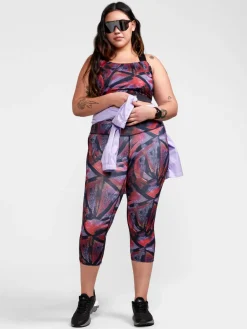 Craft Sportswear Linnen|Träning^ADV Essence Plus Sport Top W Black-Lavender