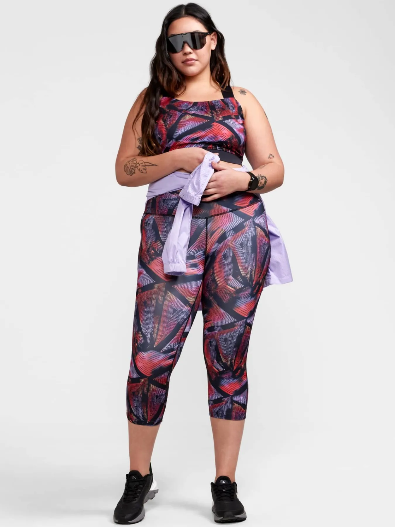 Craft Sportswear Linnen|Träning^ADV Essence Plus Sport Top W Black-Lavender
