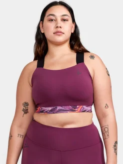 Craft Sportswear Linnen|Träning^ADV Essence Plus Sport Top W Burgundy-Black