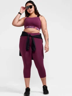 Craft Sportswear Linnen|Träning^ADV Essence Plus Sport Top W Burgundy-Black