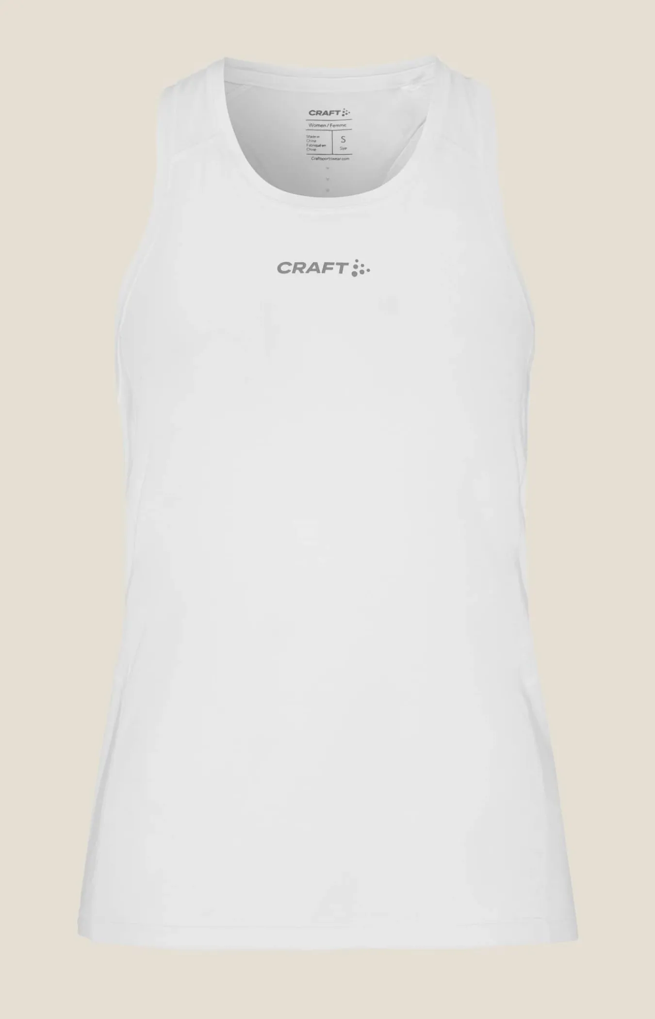Craft Sportswear Linnen|Träning^ADV Essence Singlet 2 W White