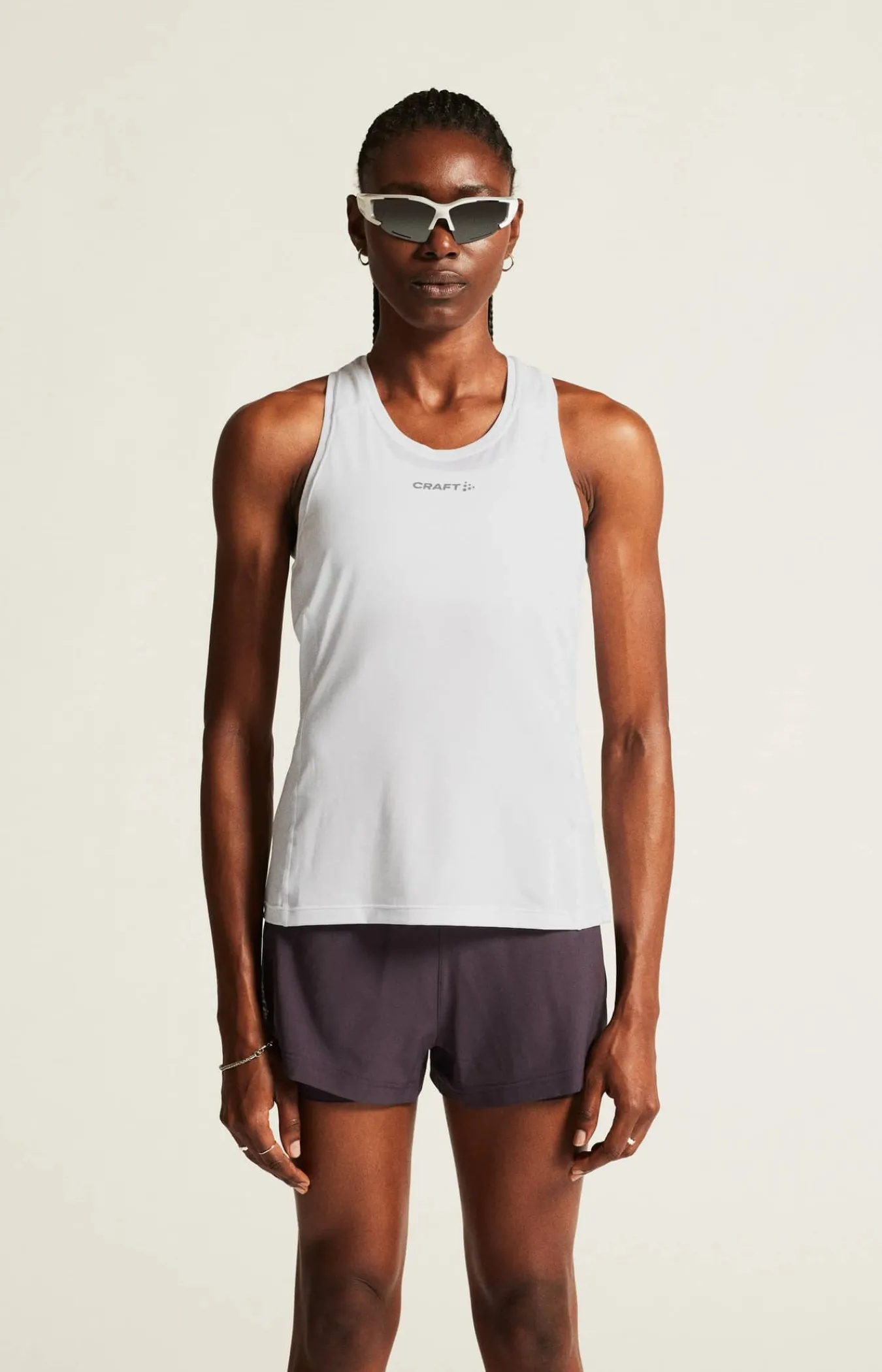 Craft Sportswear Linnen|Träning^ADV Essence Singlet 2 W White