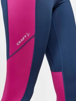 Craft Sportswear Tights|Träning^ADV Essence Warm Tights W Tide-Roxo