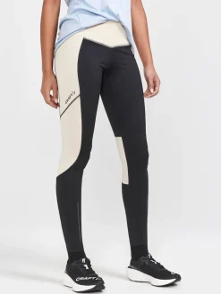 Craft Sportswear Tights|Träning^ADV Essence Warm Tights W Black-Ecru