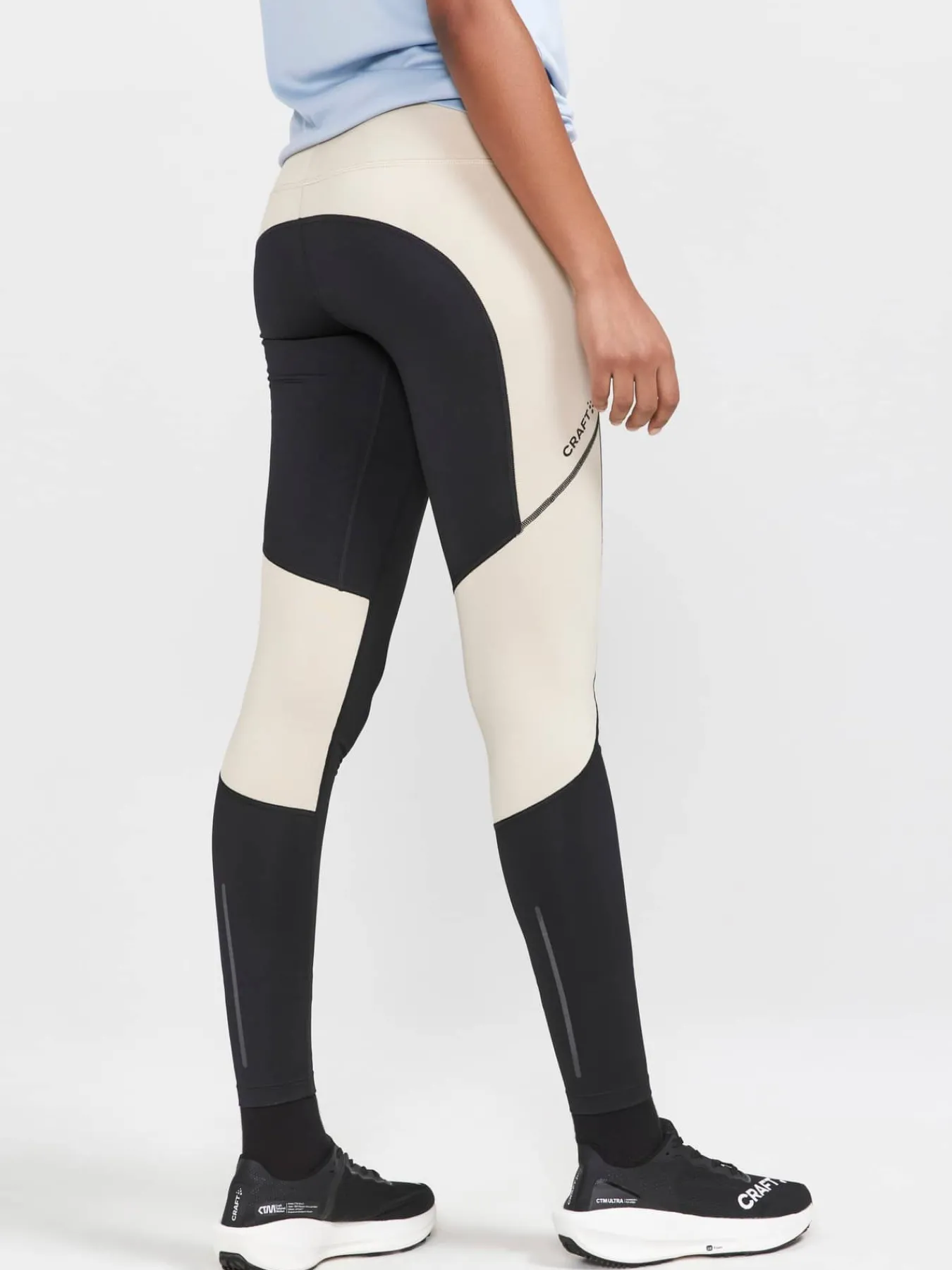 Craft Sportswear Tights|Träning^ADV Essence Warm Tights W Black-Ecru