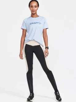 Craft Sportswear Tights|Träning^ADV Essence Warm Tights W Black-Ecru
