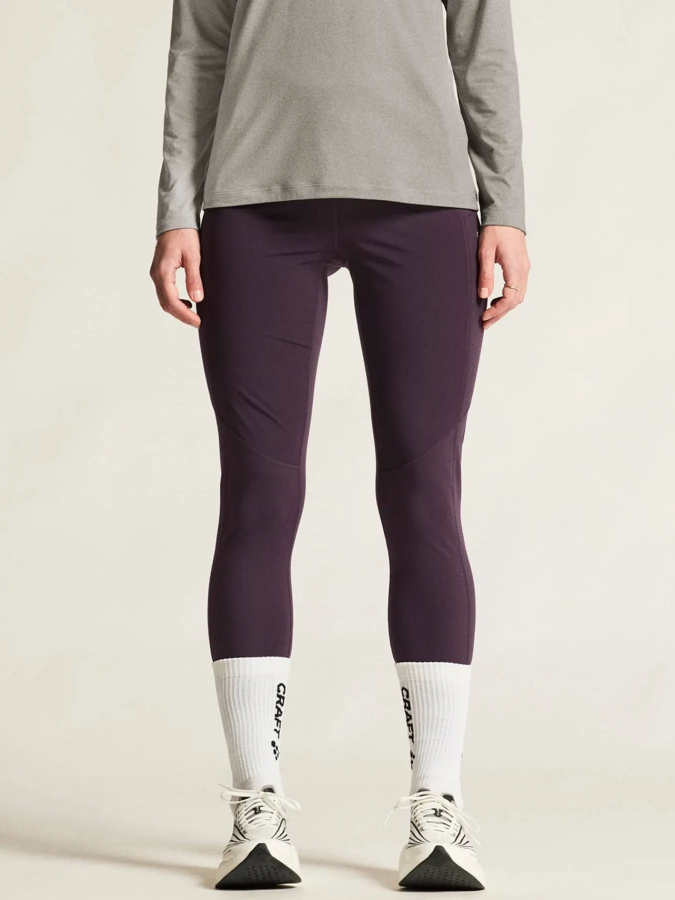 Craft Sportswear Tights^ADV Essence Warm Wind Tights 2 W Dk Plum