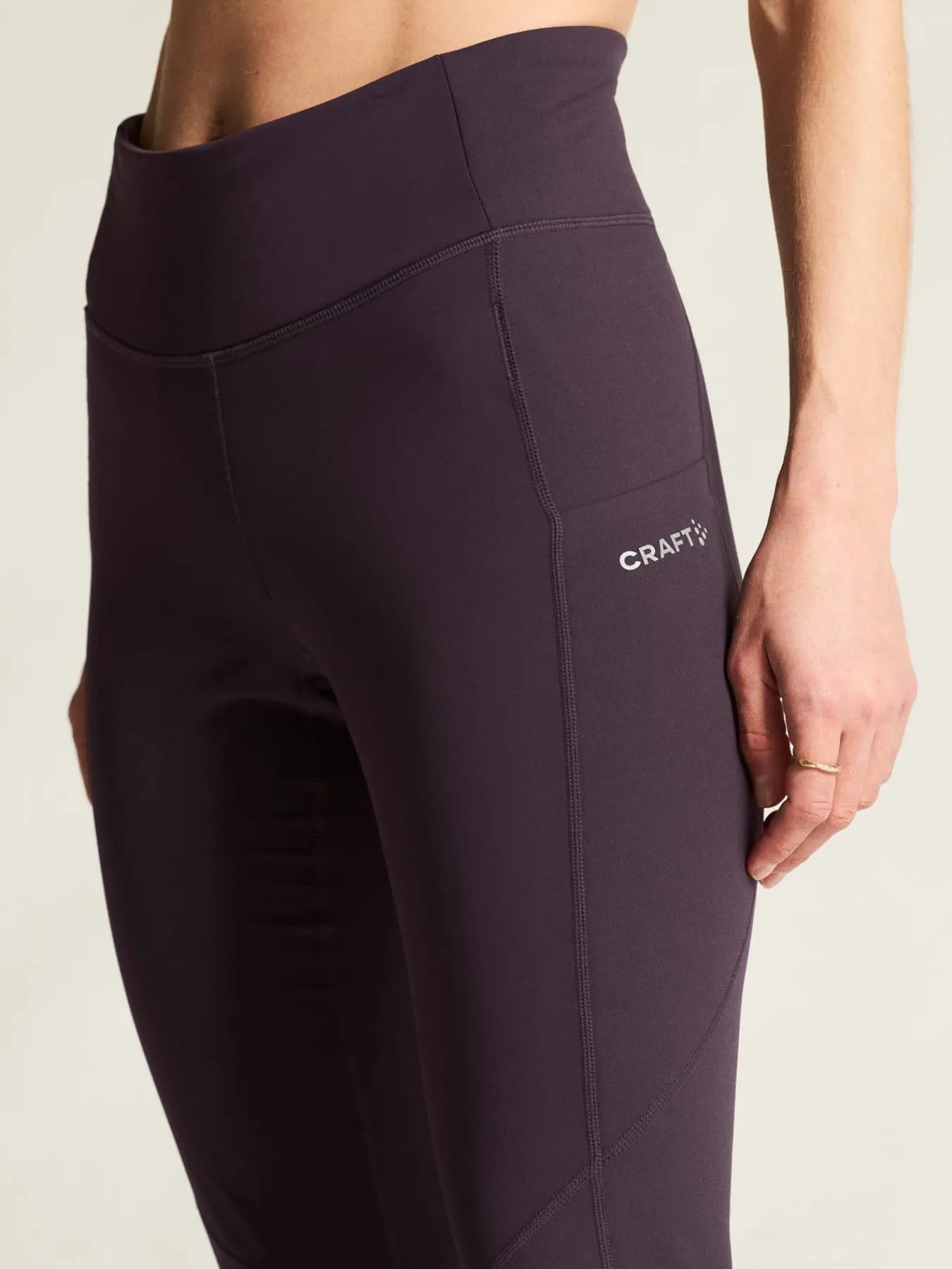 Craft Sportswear Tights^ADV Essence Warm Wind Tights 2 W Dk Plum