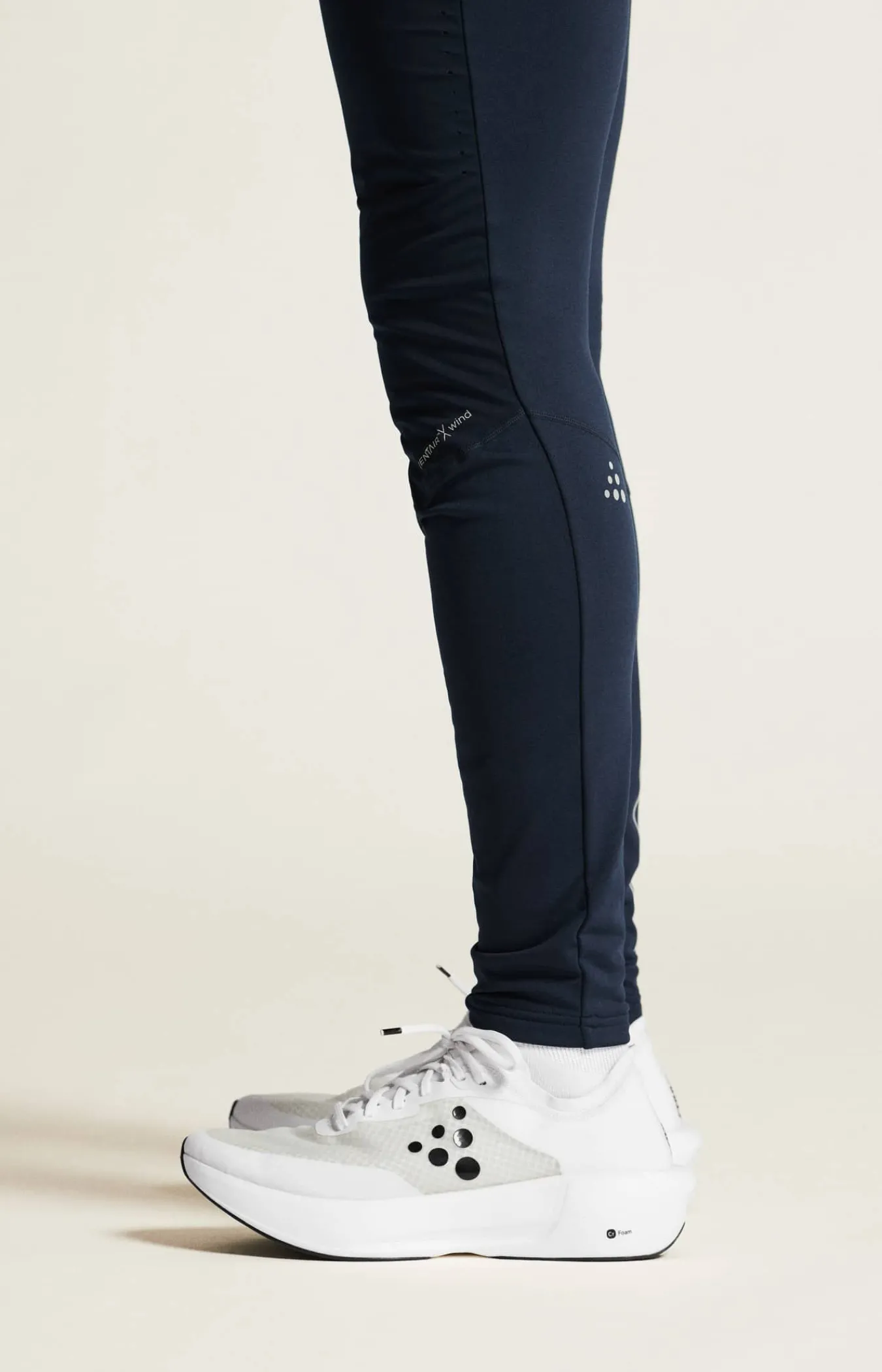 Craft Sportswear Tights|Träning^ADV Essence Warm Wind Tights 2 M Blaze/Granite