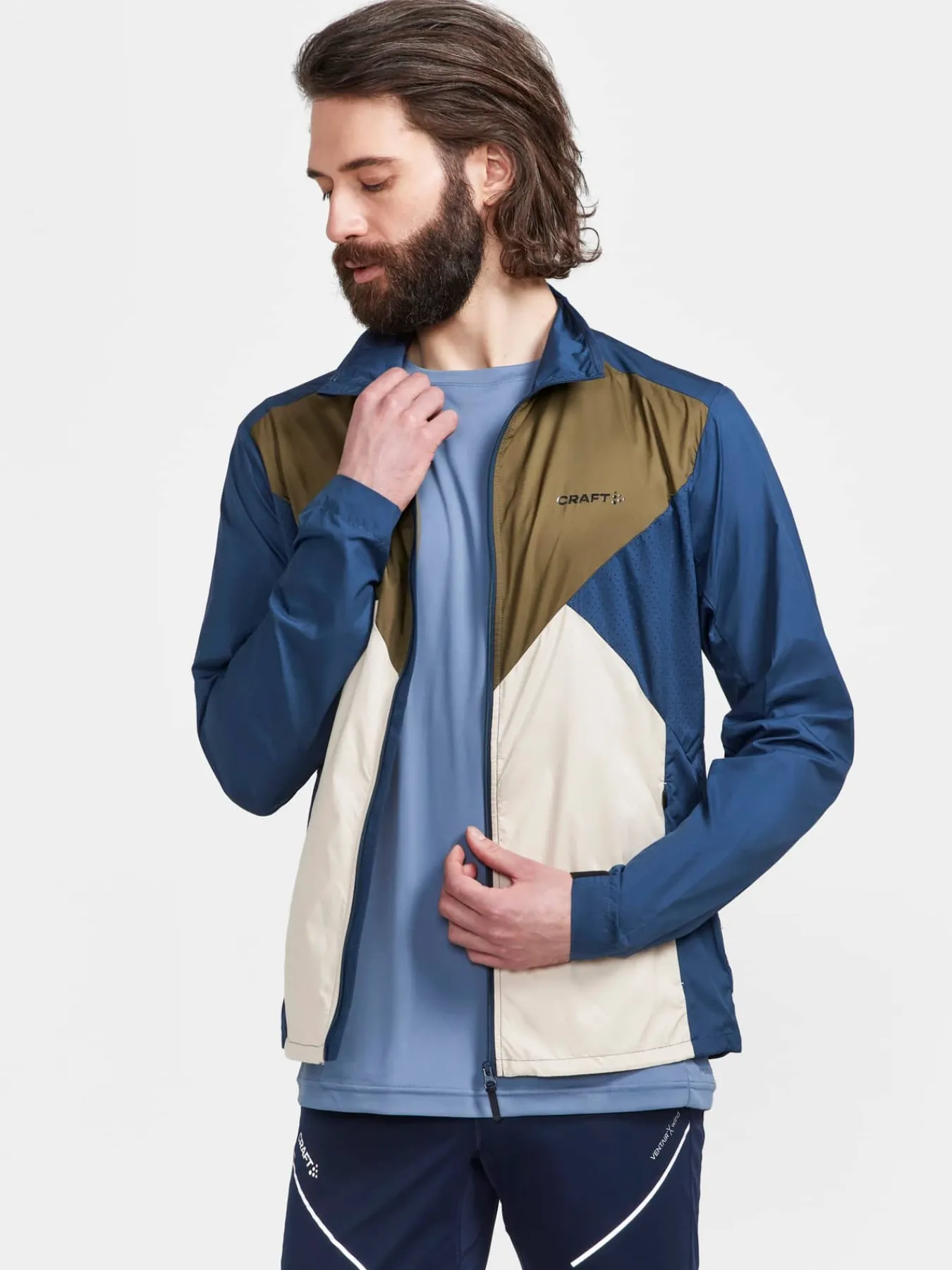 Craft Sportswear Jackor & Västar|Träning^ADV Essence Wind Jacket M Tide-Botanic
